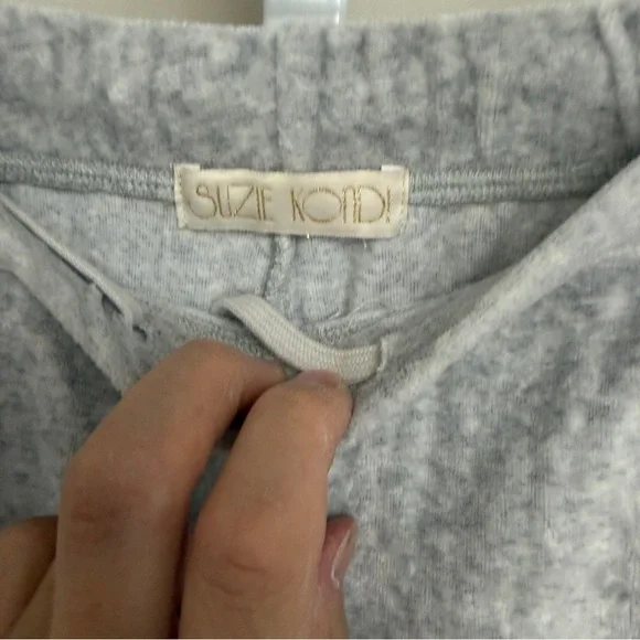 SUZIE KONDI Samos cotton-blend velour sweatshirt and sweatpants set size S - Picture 11 of 12